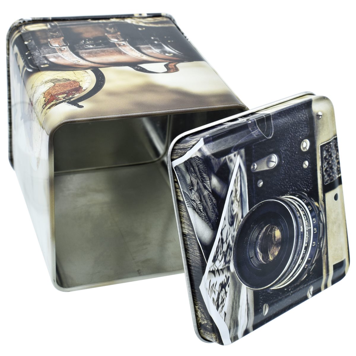Gift To Love | Metal Gift Box Print Square | Size : 85 X 85 X 100 Mmh | Code : MG85100C