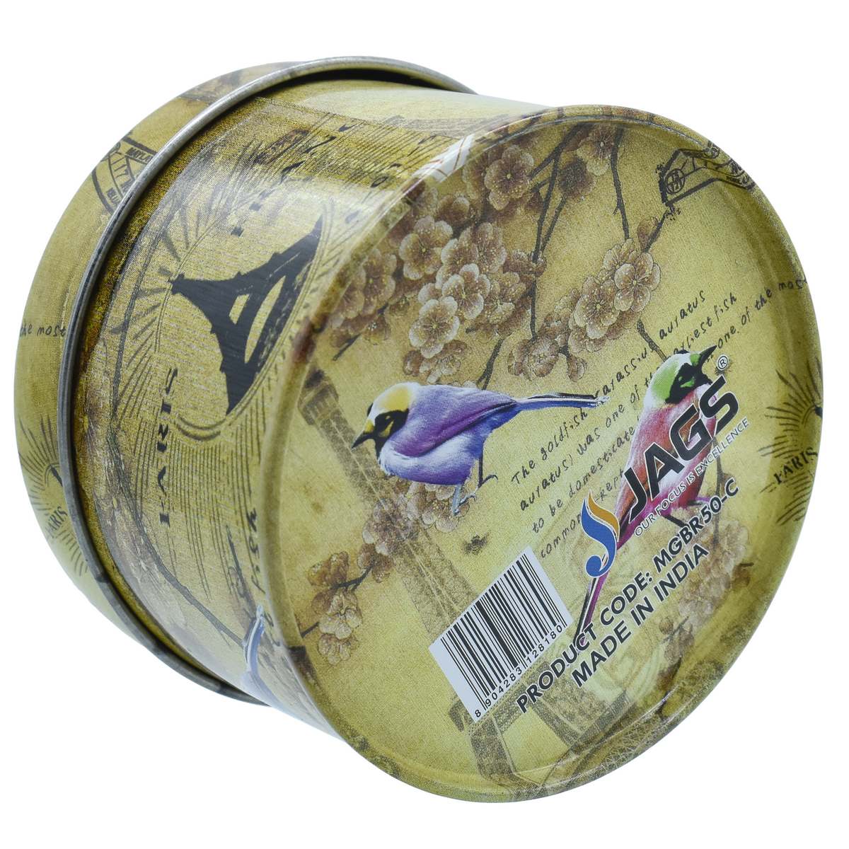 Gift To Love | Metal Gift Box Print Round | Size : 75 X 50 Mm H | Code : MGBR50-C