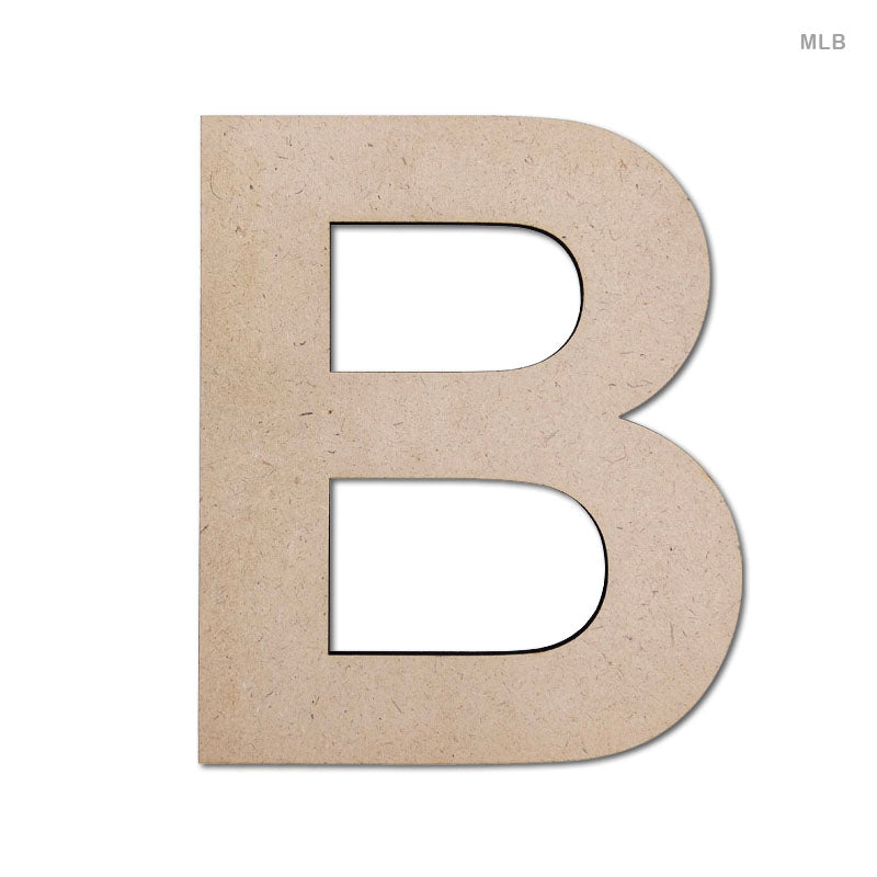 Gift To Love | Letter B Mdf Cutout | Size : 6 Inch | Code : MLB