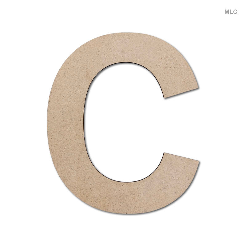 Gift To Love | Letter C Mdf Cutout | Size : 6 Inch | Code : MLC