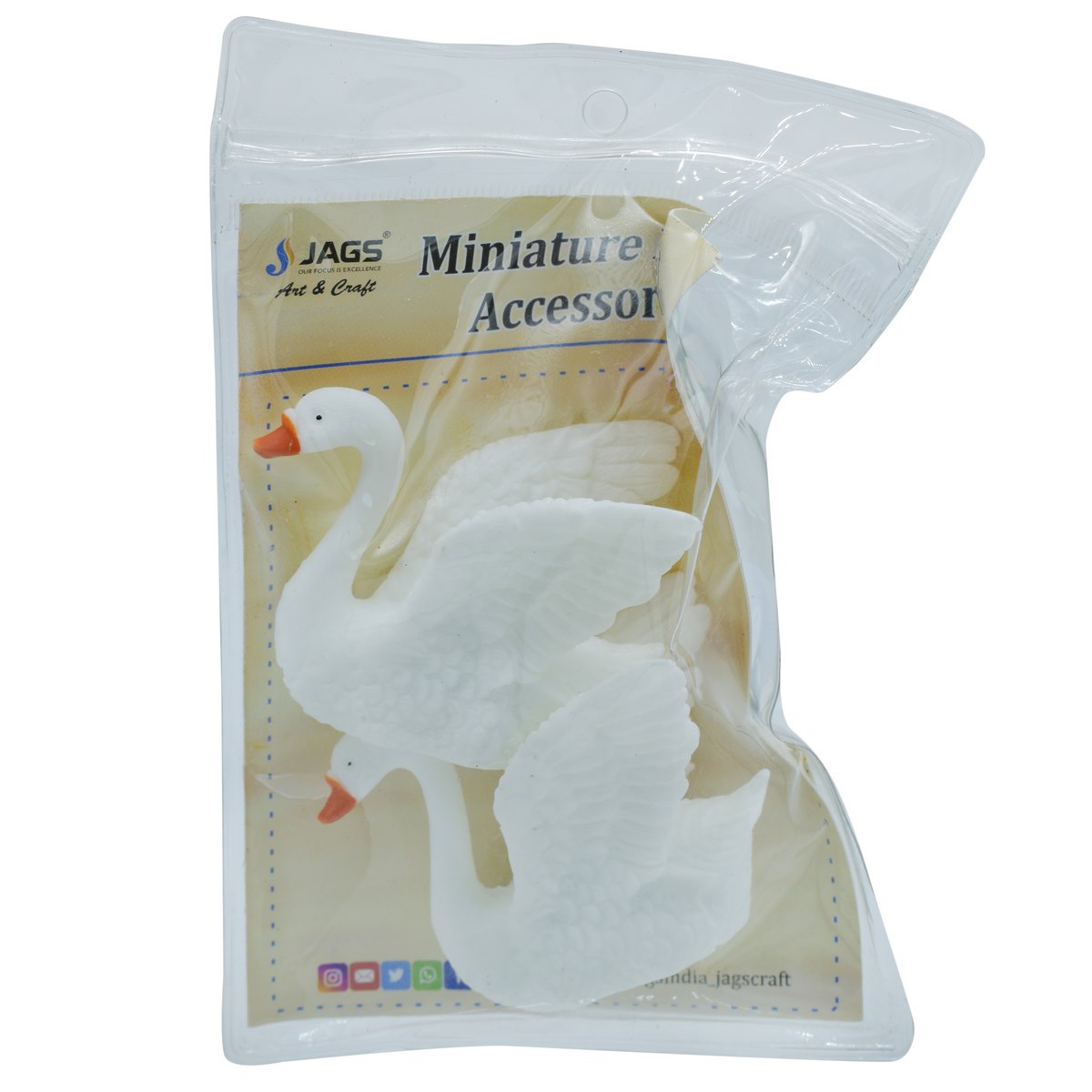 Gift To Love | Miniature Model Swan | Pcs : 2 Pcs | Code : MMA09