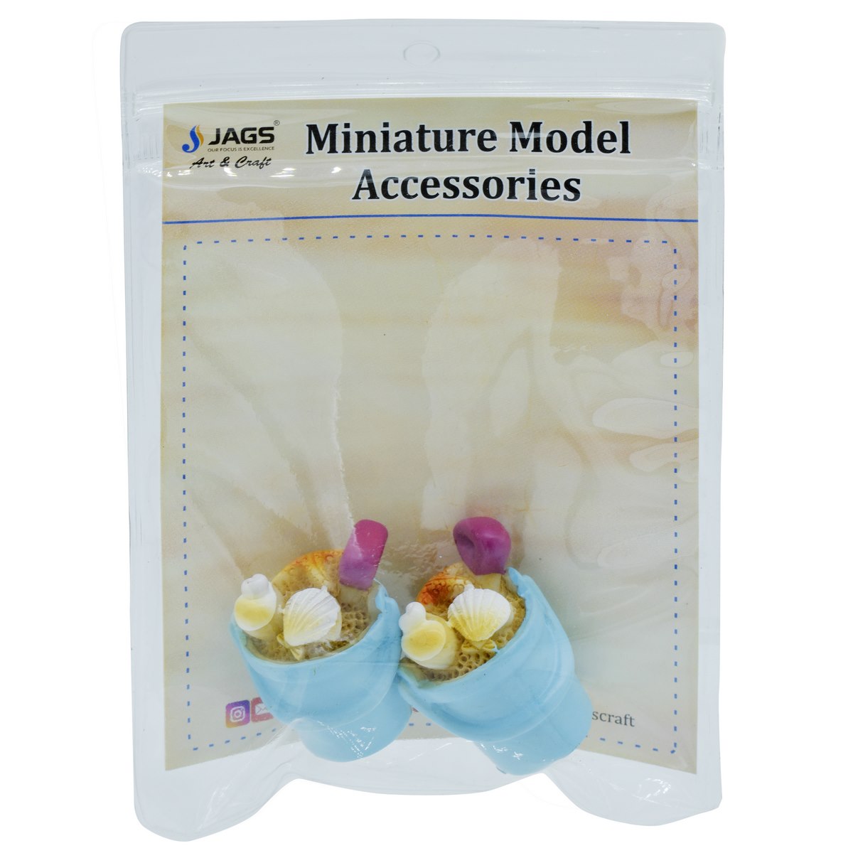 Gift To Love | Miniature Model Sea Bucket | Pcs : 2 Pcs | Code : MMA20
