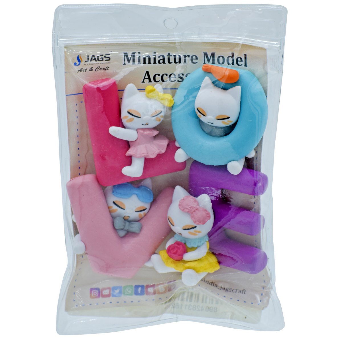 Gift To Love | Miniature Model Love | Pcs : 4 Pcs | Code : MMA29