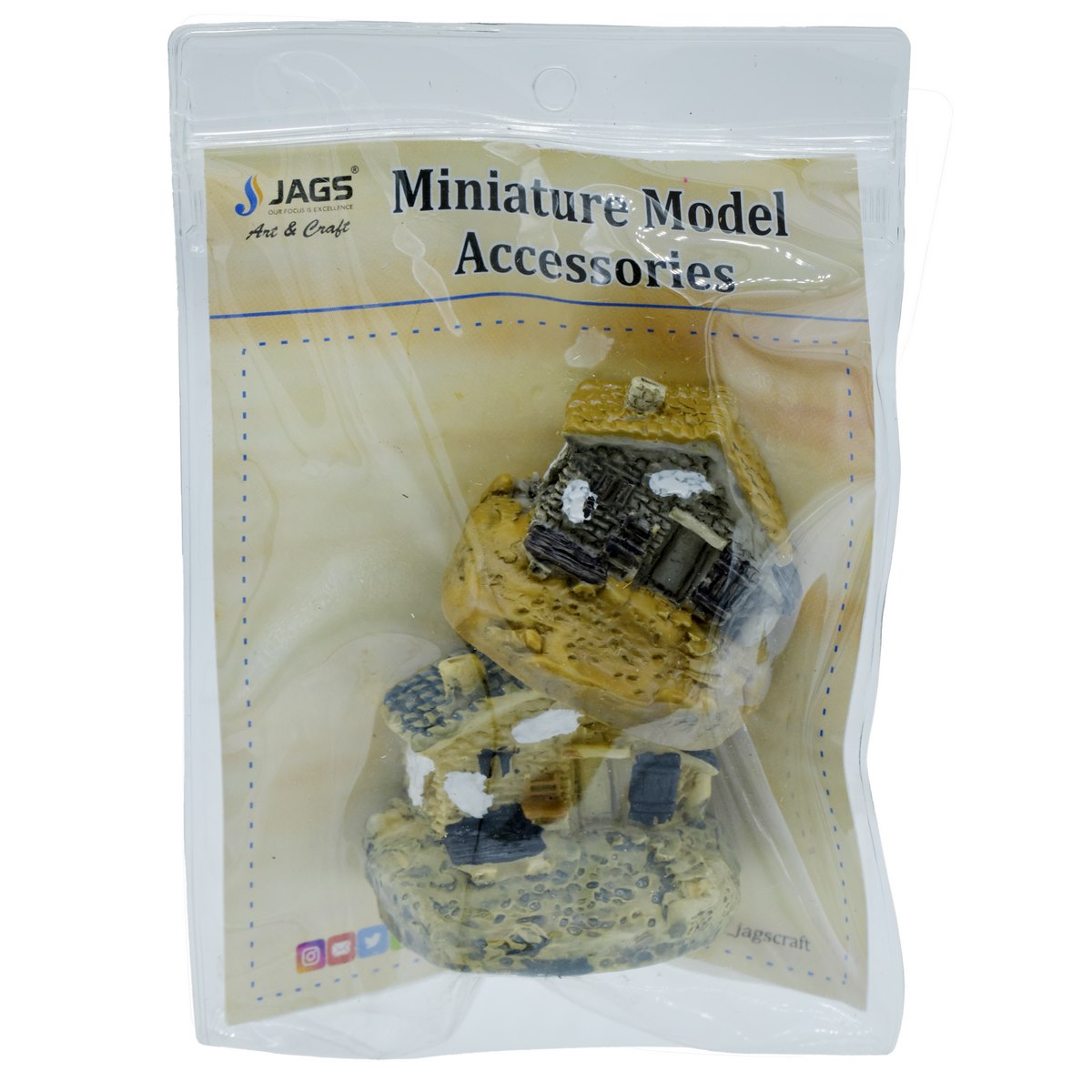 Gift To Love | Miniature Model Garden House | Pcs : 2 Pcs | Code : MMA53