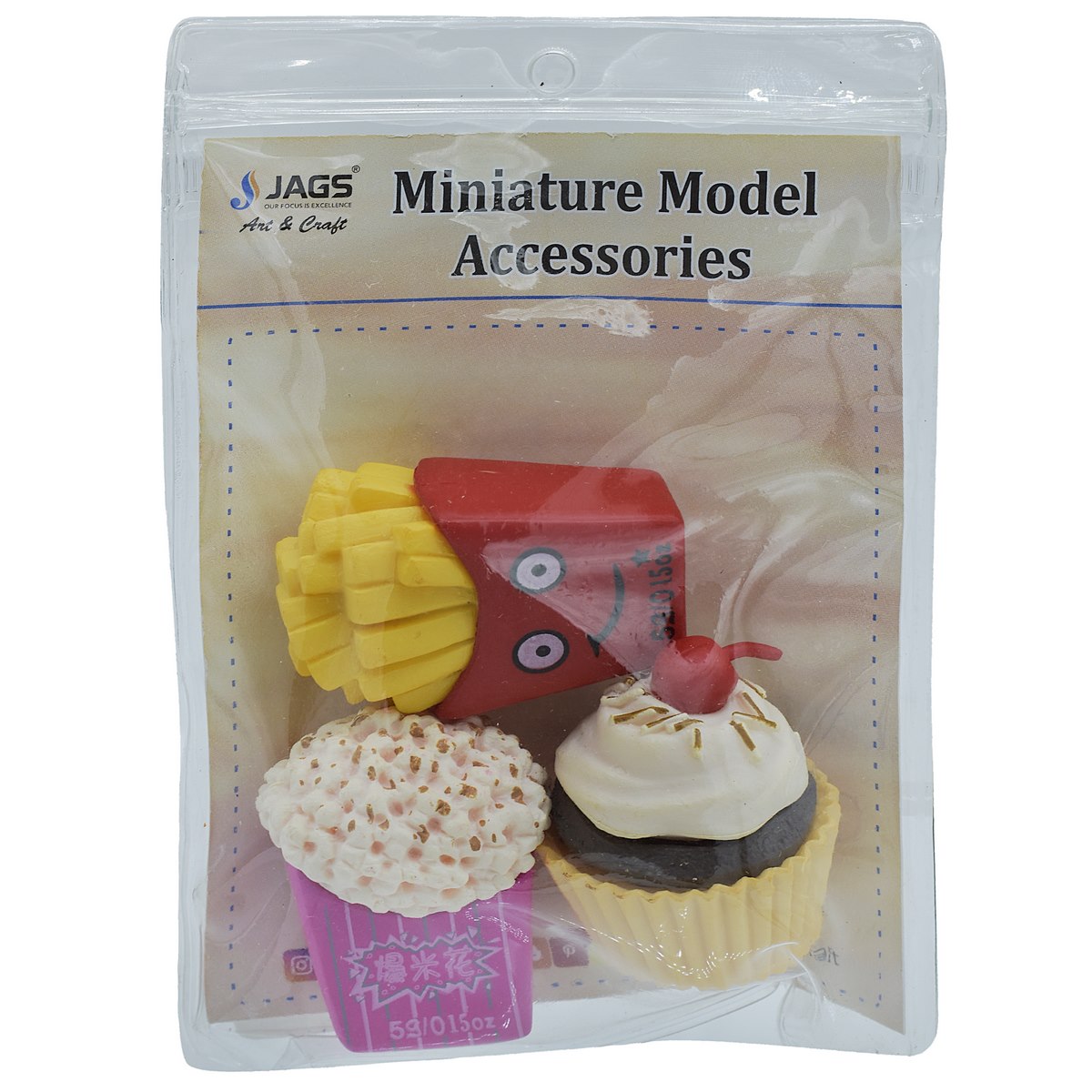 Gift To Love | Miniature Model Food CFP | Pcs : 3 Pcs | Code : MMA66