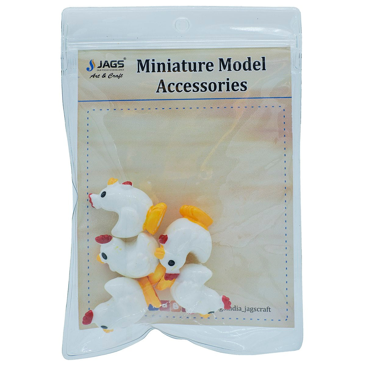 Gift To Love | Miniature Model Chicken | Pcs : 5 Pcs | Code : MMA76