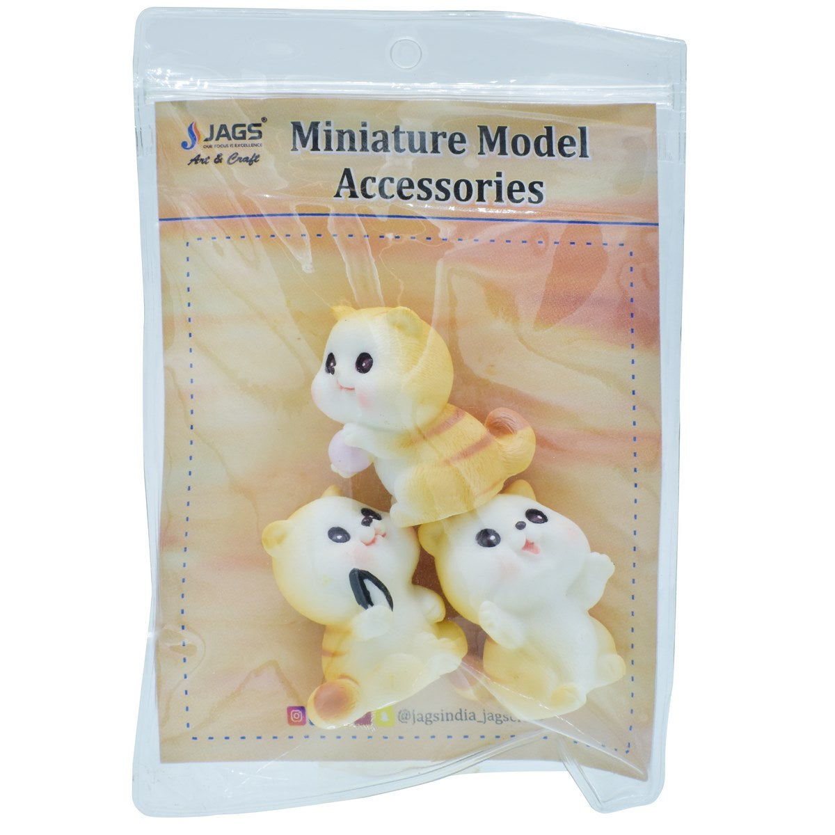 Gift To Love | Miniature Model Cat | Pcs : 3 Pcs | Code : MMA83