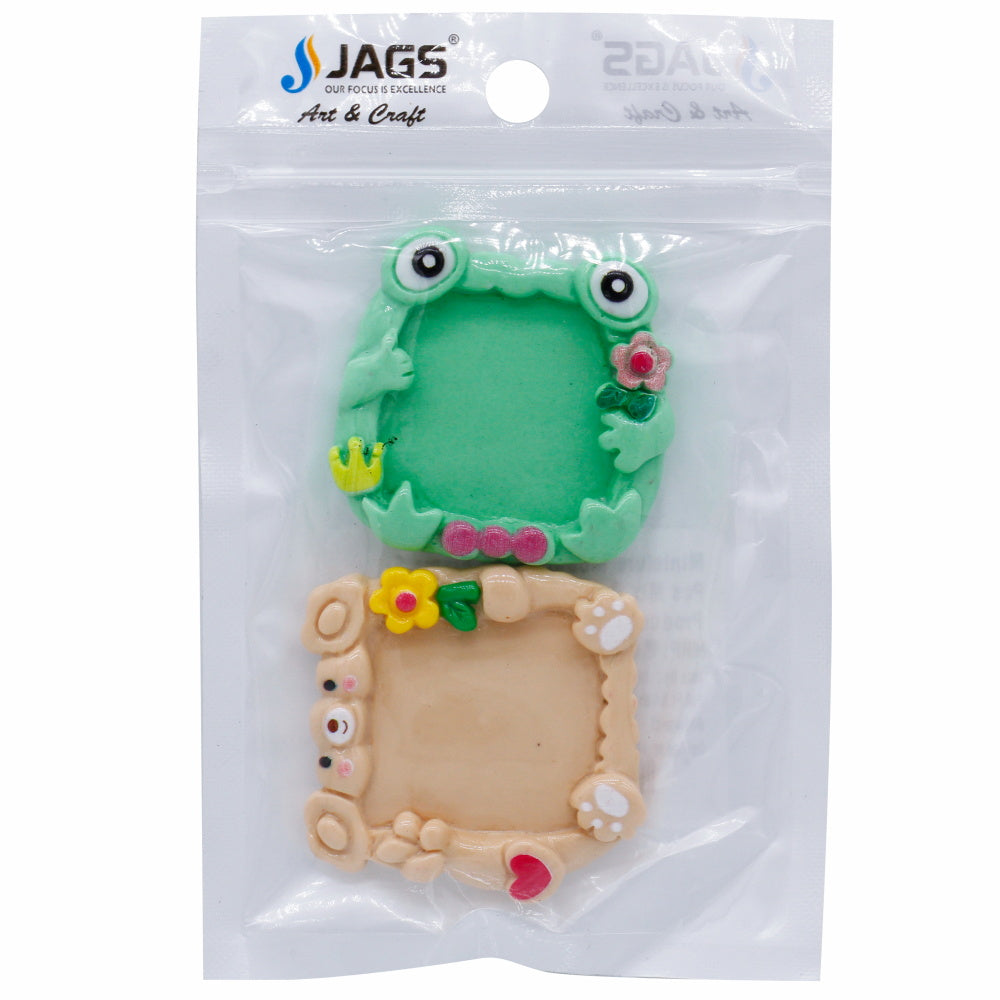 Gift To Love | Miniature Model Mirror Frame | Color : Mix Colour | Pcs : 2 Pcs | Code : MMAN-06