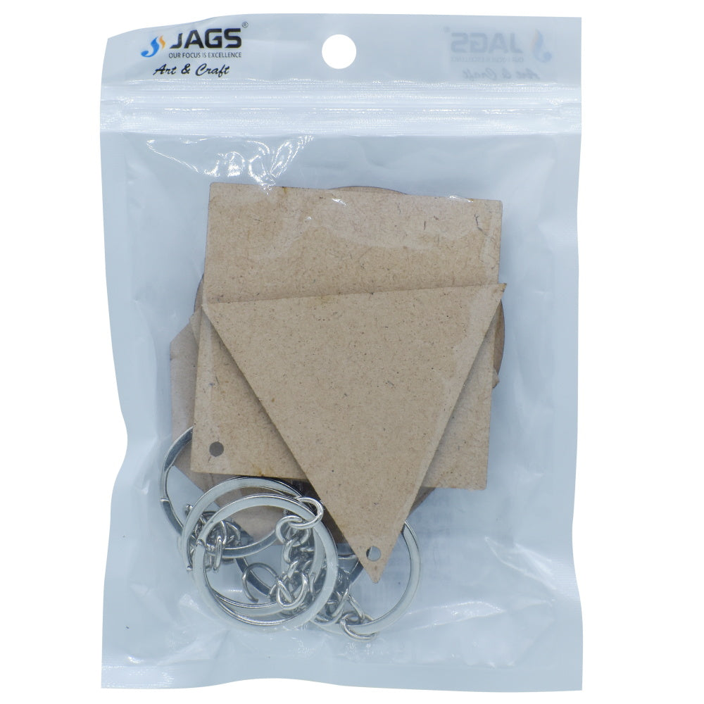 Gift To Love | Mdf Mandala Cutout Keychain | Size : 2.5 Inch | Pcs : Set Of 6 Pcs | Code : MMC401
