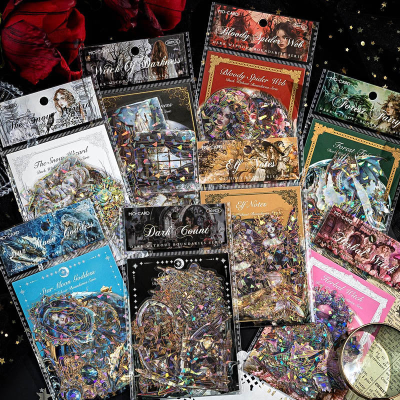 Gift To Love | Dark Whicher Series Deco Sticker | Pcs : 20 Pcs | Code : MMK06H248