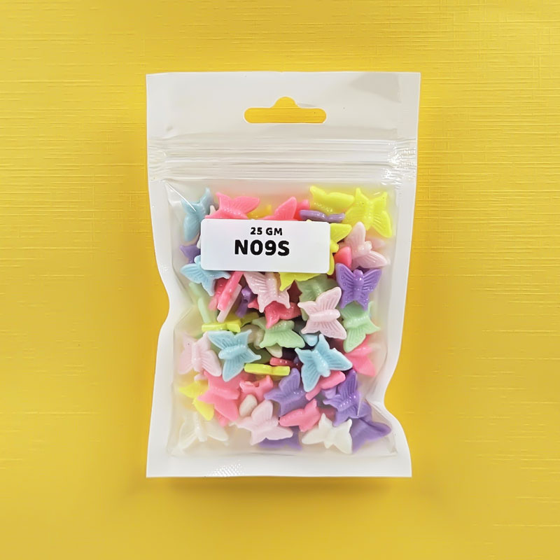 Gift To Love | Craft Beads Plastic | Pcs : 25 Gm | Code : N09S