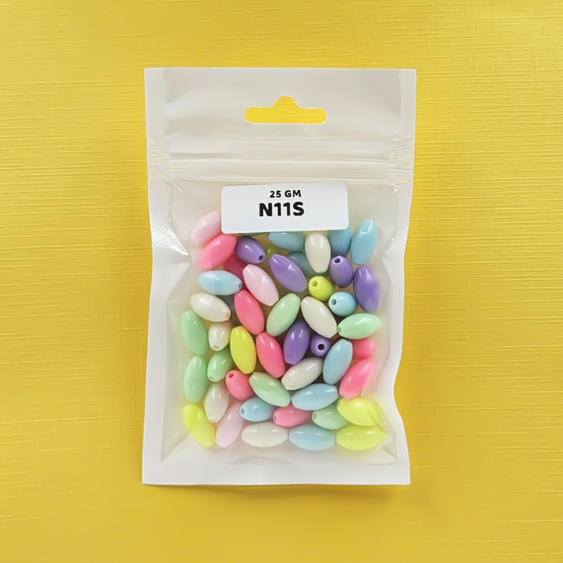 Gift To Love | Craft Beads Plastic | Pcs : 25 Gm | Code : N11S