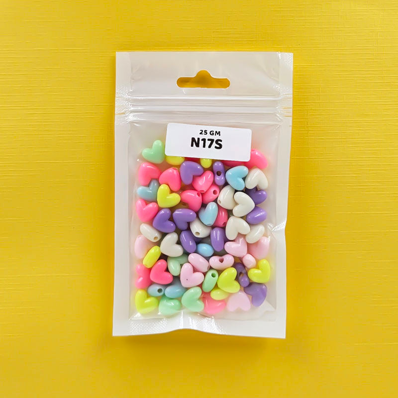 Gift To Love | Craft Beads Plastic | Pcs : 25 Gm | Code : N17S