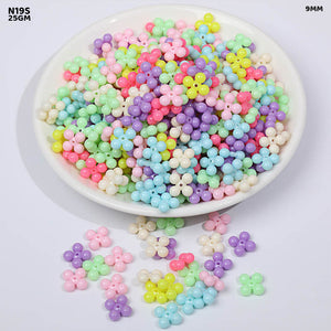Gift To Love | Craft Beads Plastic | Pcs : 25 Gm | Code : N19S