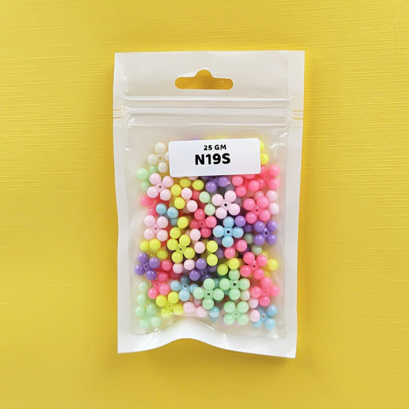 Gift To Love | Craft Beads Plastic | Pcs : 25 Gm | Code : N19S