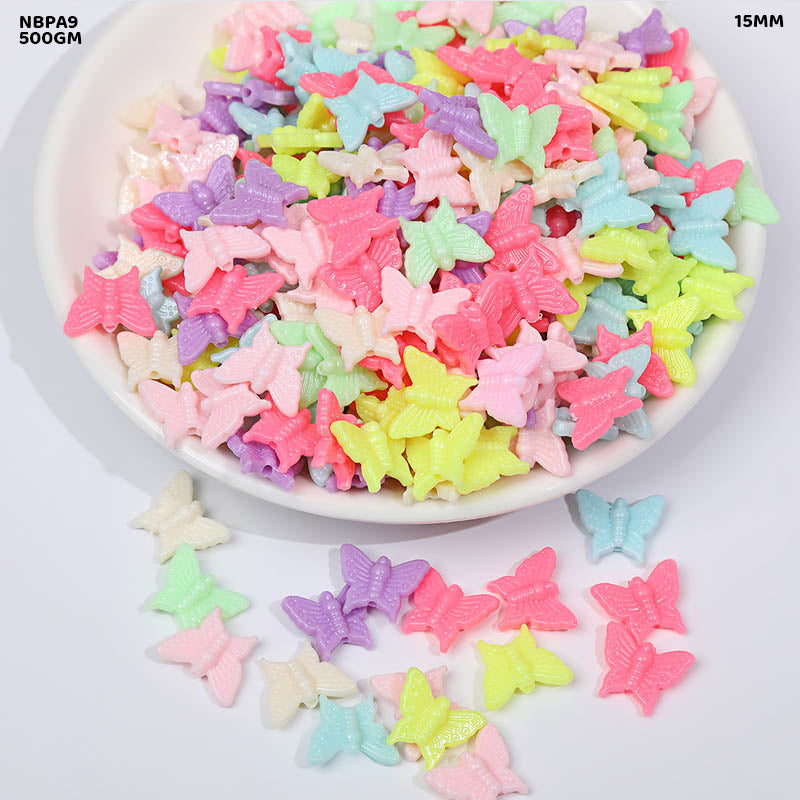 Gift To Love | Craft Beads Plastic | Pcs : 500Gm | Code : NBPA9
