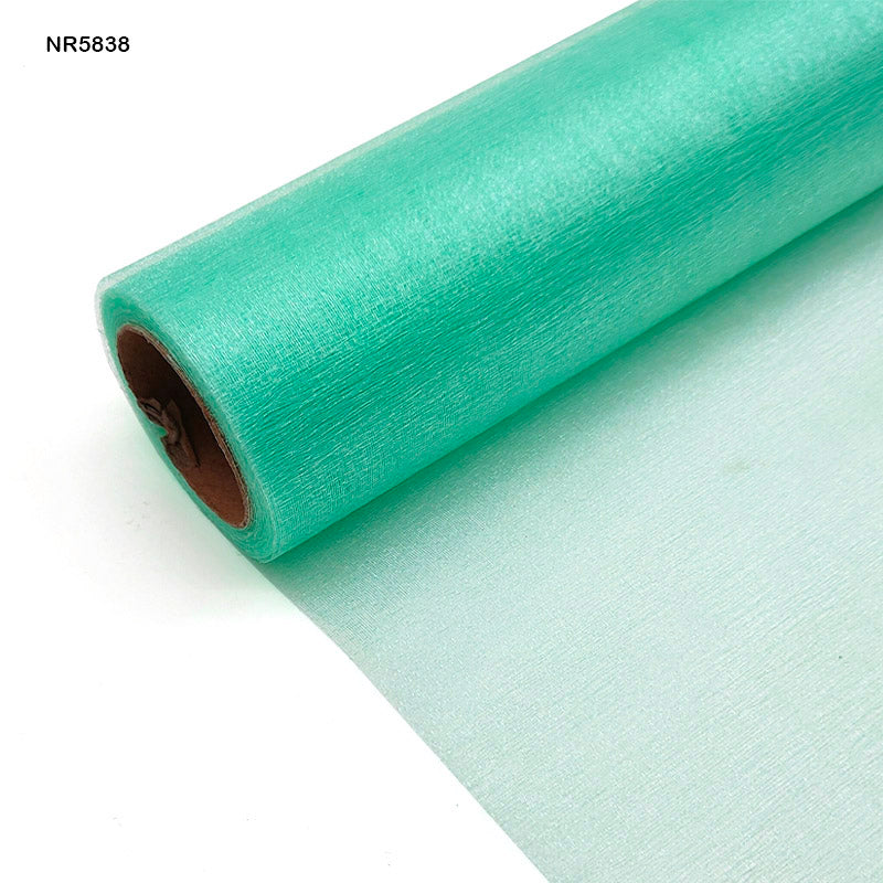 Gift To Love | Net Roll | Color : Sea Green | Size : 48 Cm X 10 Yard | Code : NR5838
