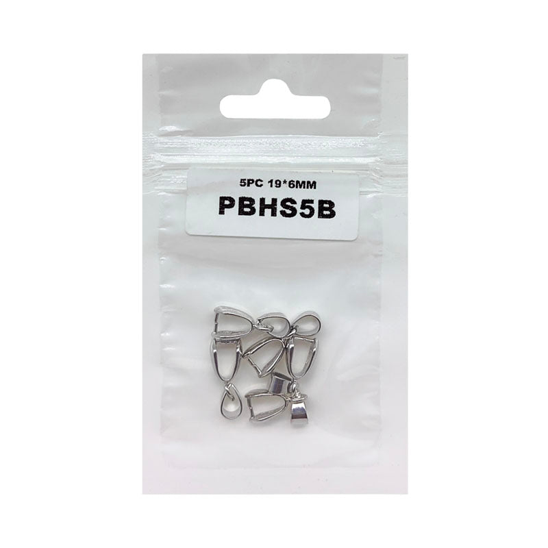 Gift To Love | Pendant Buckle Head Big | Color : Silver | Size : 19 Mm X 6 Mm | Pcs : 5 Pcs | Code : PBHS5B