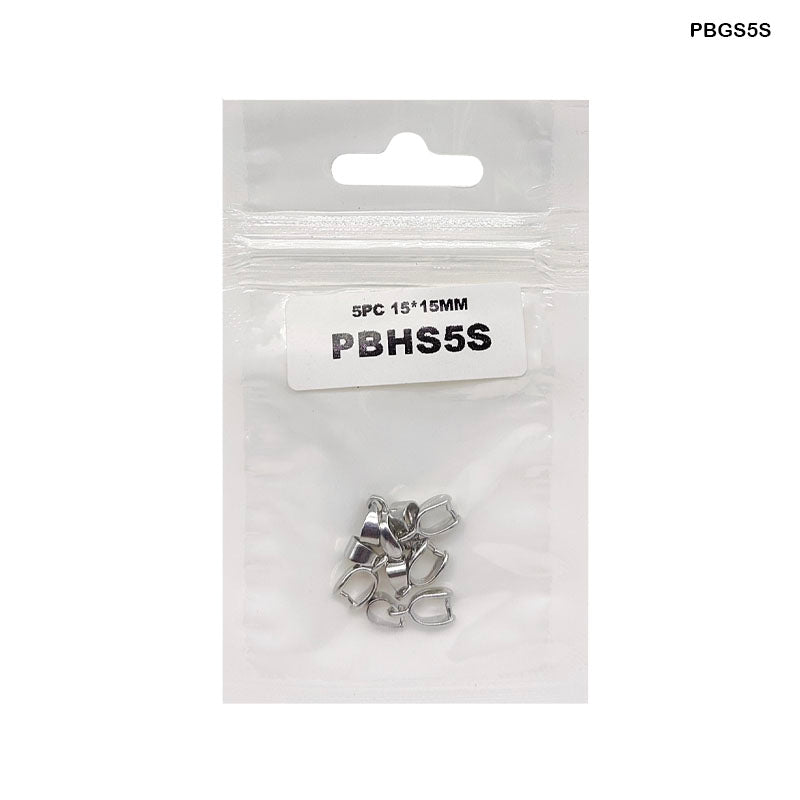 Gift To Love | Pendant Buckle Head Small | Color : Silver | Size : 15 Mm X 5 Mm | Pcs : 5 Pcs | Code : PBHS5S