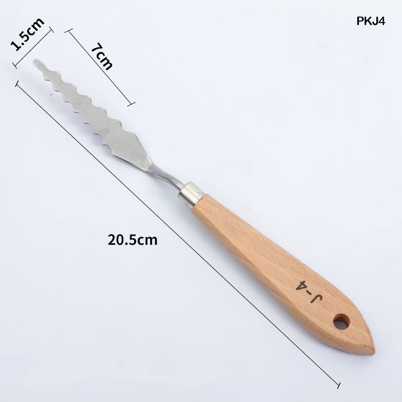 Gift To Love | Painting Knife Wooden Handle | Code : PKJ4