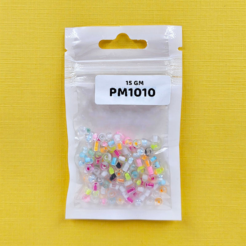 Gift To Love | Pipe Moti Beads | Pcs : 15 Gm | Code : PM1010