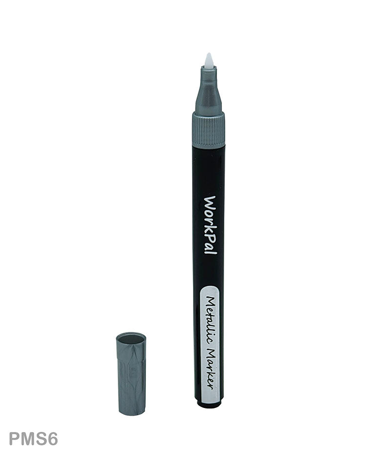 Gift To Love | Paint Marker | Color : Silver | Pcs : 6 Pcs | Code : PMS6
