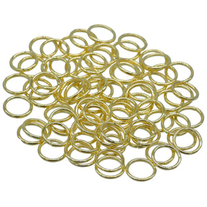 Gift To Love | Jewellery Jump Ring Gold | Size : 1.2 X 10 Mm Big | Code : QJRGG01