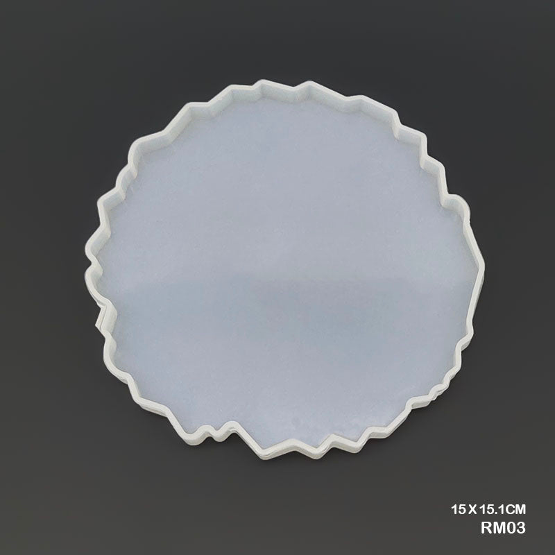 Gift To Love | Silicon Mold Round Agate | Size : 6 Inch | Code : RM03