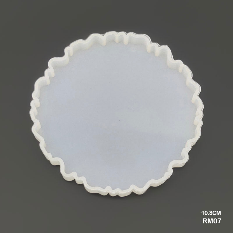 Gift To Love | Silicon Mold Round Zigzag | Size : 4 Inch | Code : RM07