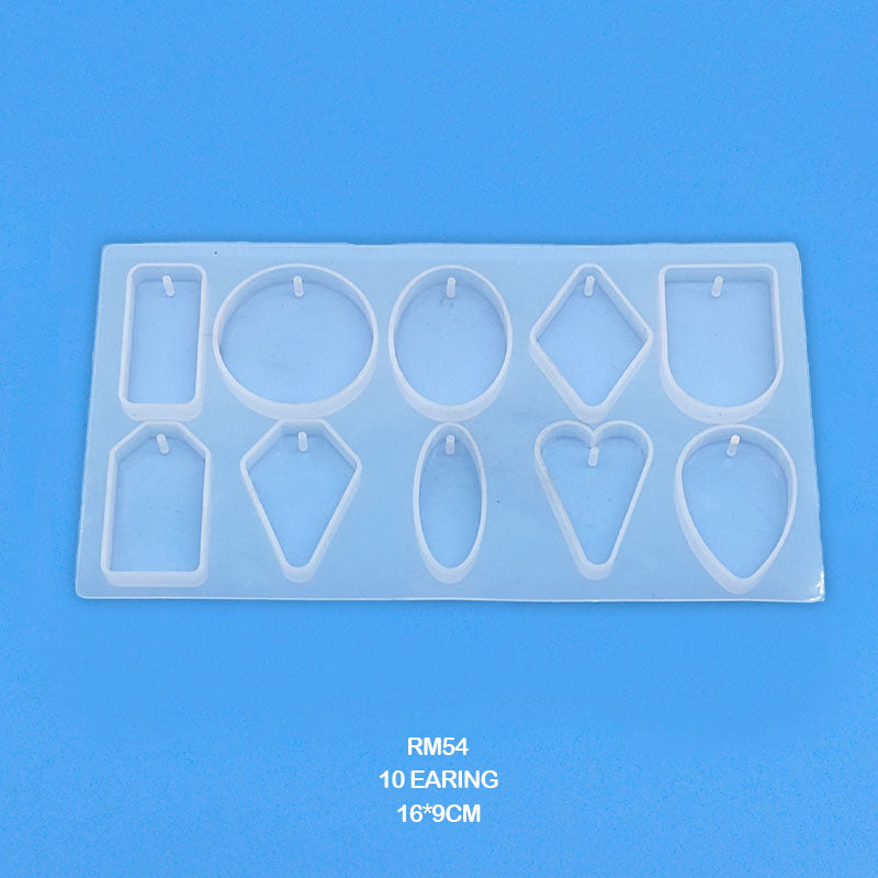 RM54 SILICONE MOLD 10 EARING 16*9CM - GIFT TO LOVE