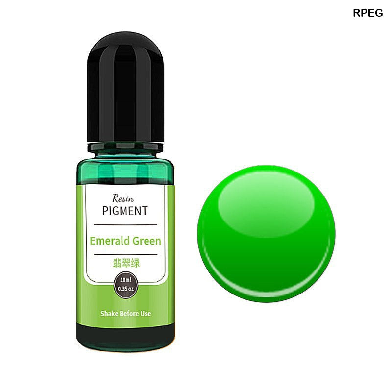 Gift To Love | Resin Pigment | Color : Emerald Green | Size : 10 Ml | Code : RPEG