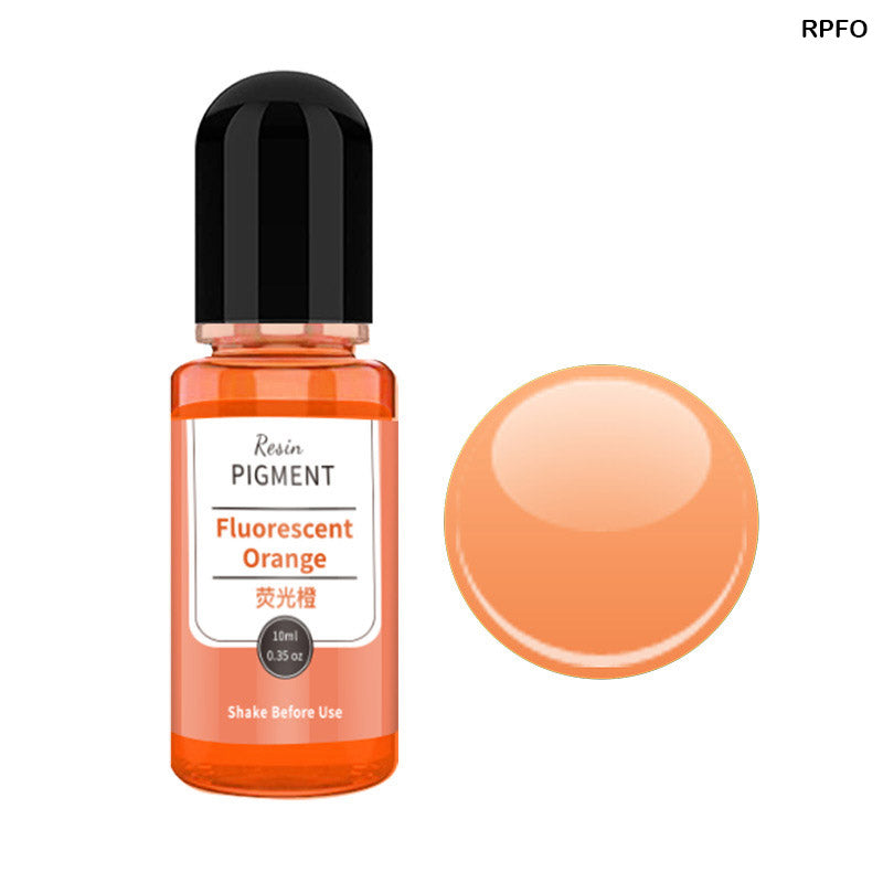 Gift To Love | Resin Pigment | Color : Fluorescent Orange | Size : 10 Ml | Code : RPFO