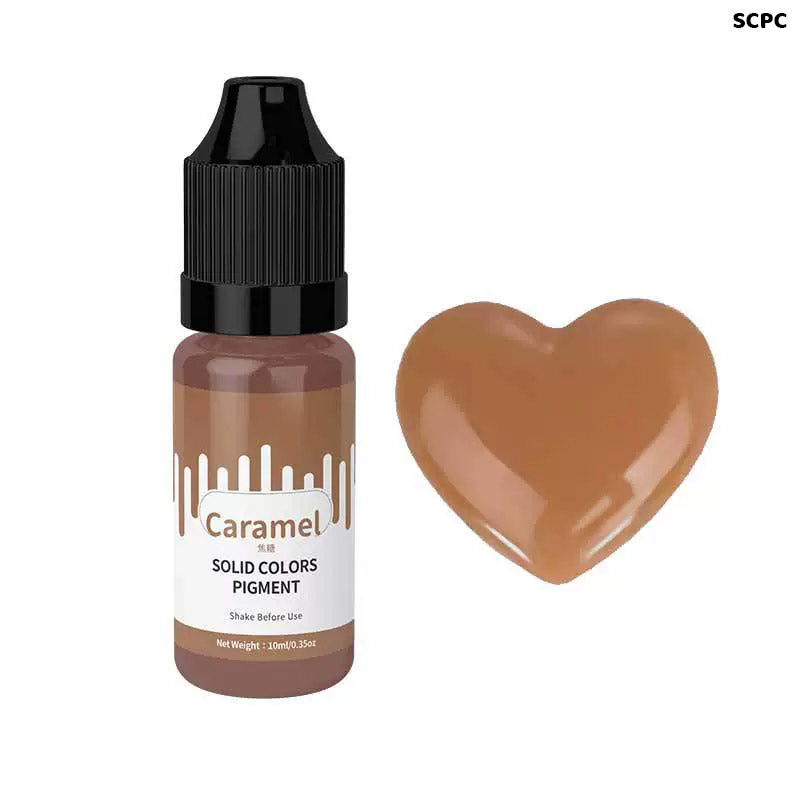 Gift To Love | Solid Color Pigment | Color : Caramel | Size : 10 Ml | Code : SCPC