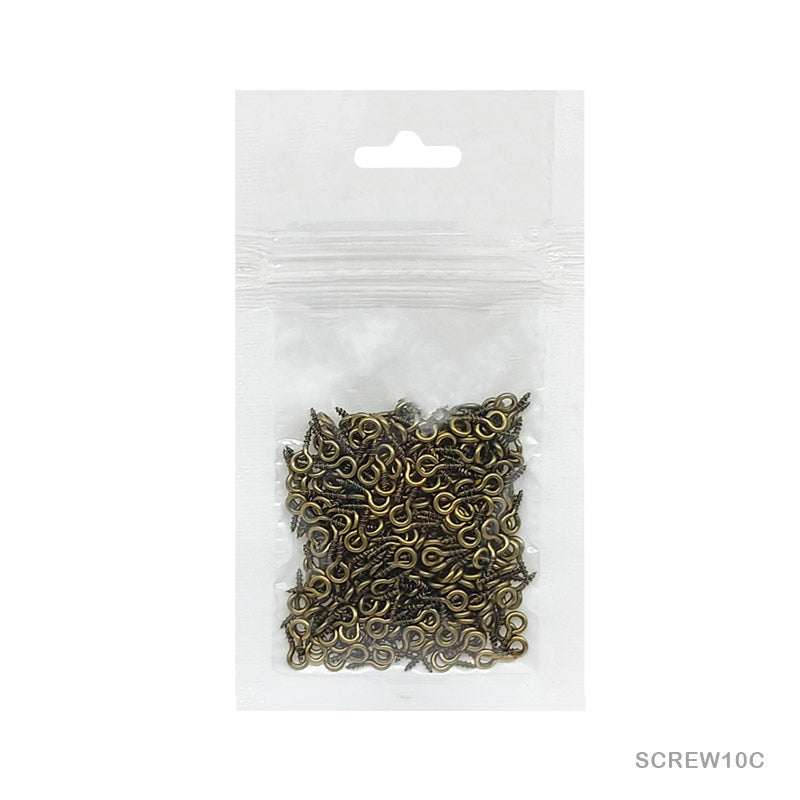 Gift To Love | Screw Steel | Color : Copper | Size : 1 Mm X 4 Mm X 8 Mm | Pcs : 10 Gm | Code : SCREW10C