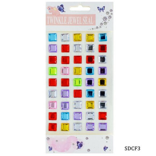 Gift To Love | Sticker Diamond Multi Square Big | Code : SDCF3