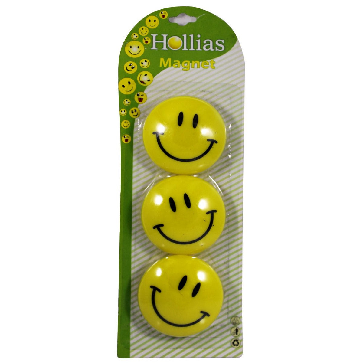 Gift To Love | Magnetic Button Smile | Size : 50 Mm | Pcs : 3 Pcs | Code : SFM3-50MM