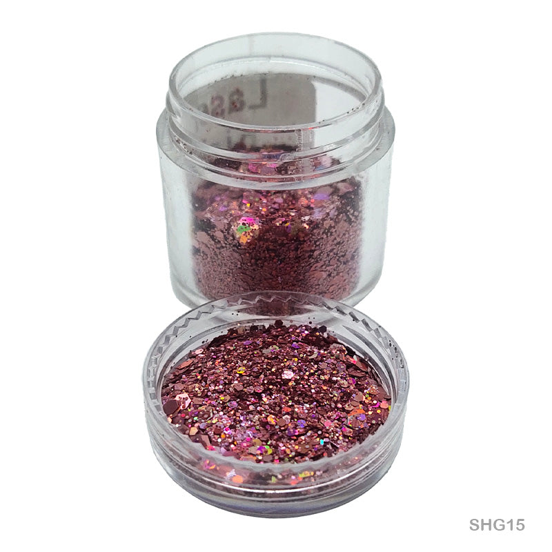 Gift To Love | Shimmer Glitter | Color : Laser Pink | Code : SHG15