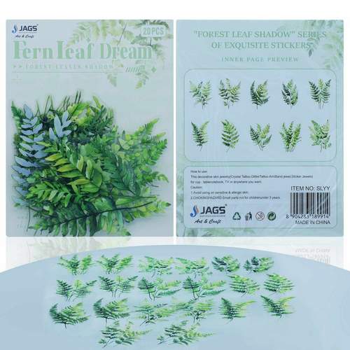 Gift To Love | Sticker Forest Leaf Mix Colour | Code : SLYY