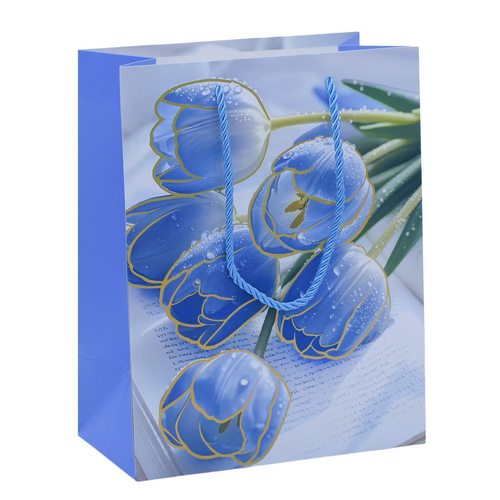 Gift To Love | Paper Bag Printed Ross Small A5 Size 18X10X23CM | Code : SM7118S-1