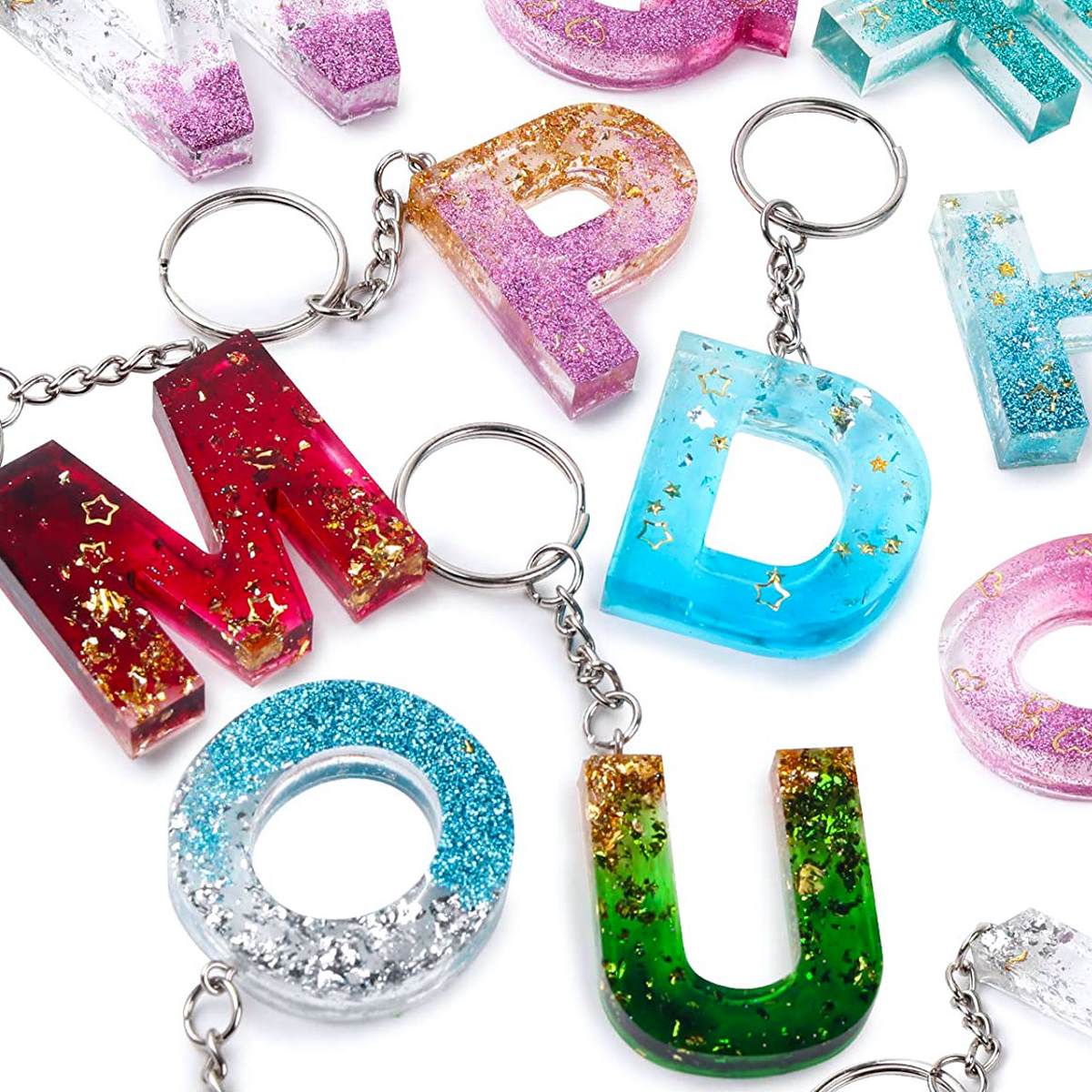 Gift To Love | Silicone Mould A To Z And 0 To 9 With Hole | Code : SMABCDWH