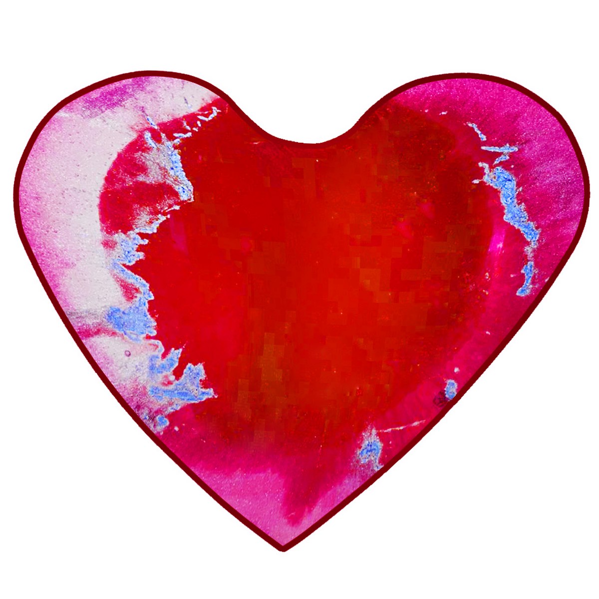 Gift To Love | Silicone Mould Heart | Size : 4.1 X 3.5 Inch | Code : SMH000