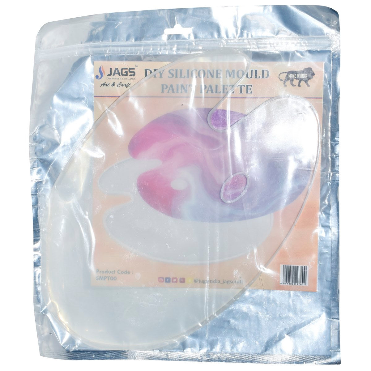 Gift To Love | Silicone Mould Painting Tray Oval | Size : Big | Code : SMPT00