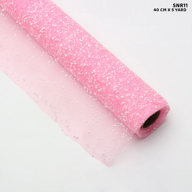 उपहार | बेबी पिंक स्नो रोल 40 CM X 5 यार्ड | कोड : SNR11