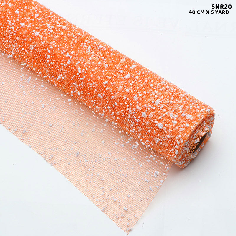 Gift To Love | Snow Roll | Color : Dark Orange | Size : 40 Cm X 5 Yard | Code : SNR20