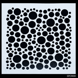 Gift To Love | Stencil Plastic Card Model Mix Design | Size : 8 X 8 | Code : SPCM00