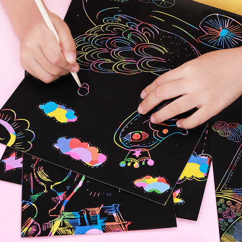 Gift To Love | Scratch Sheet | Size : A4 | Pcs : 10 Sheets | Code : SSA4