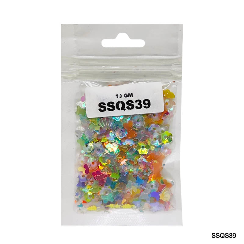 Gift To Love | Sequins | Color : Multi | Pcs : 10 Gm | Code : SSQS39