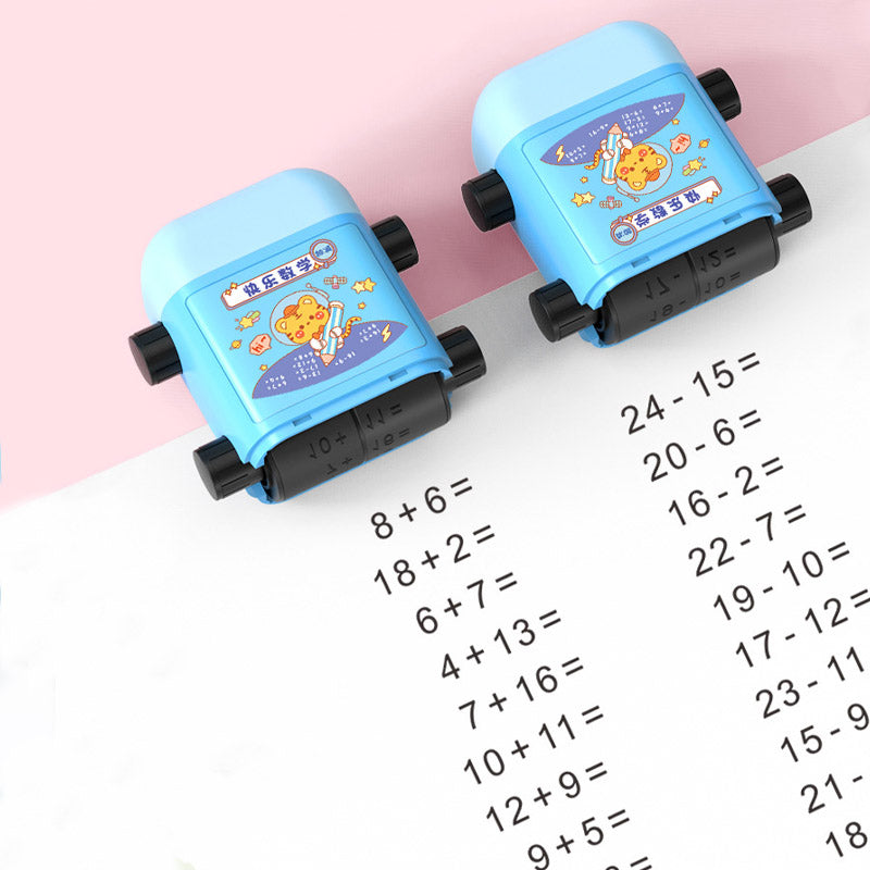 Gift To Love | Fill In The Blank Arithmetic Seal Stamp | Color : Yellow | Code : SSYZY