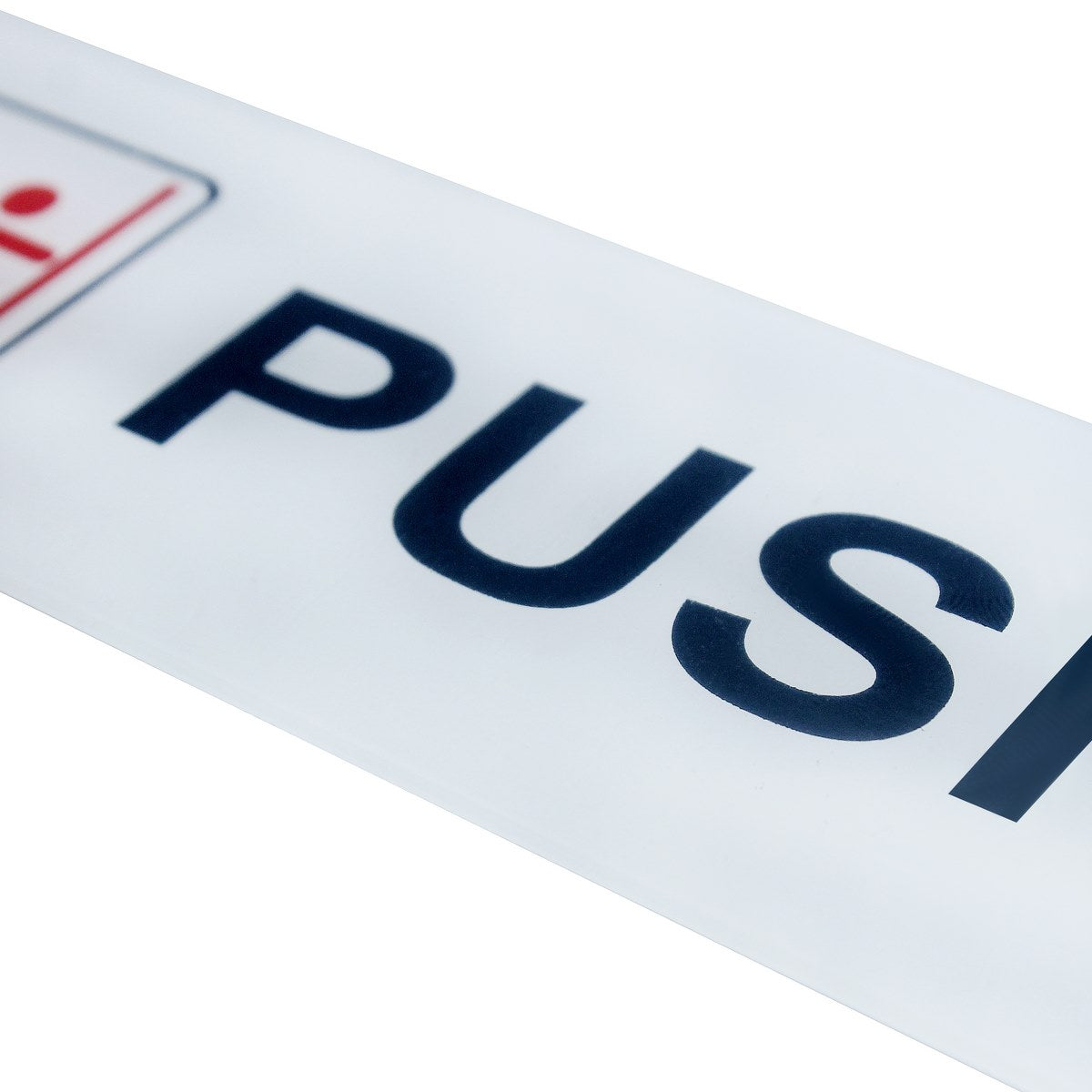 Gift To Love | Acrylic Sticker Push | Color : White | Size : Horizontal | Code : SWPUSHH