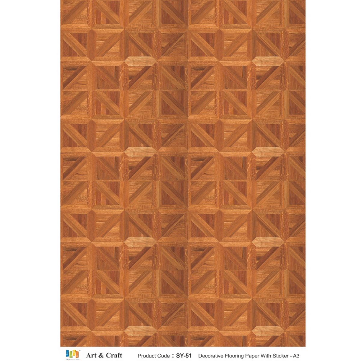 Gift To Love | Decorative Flooring Paper With Sticker | Size : A3 | Code : SY-51